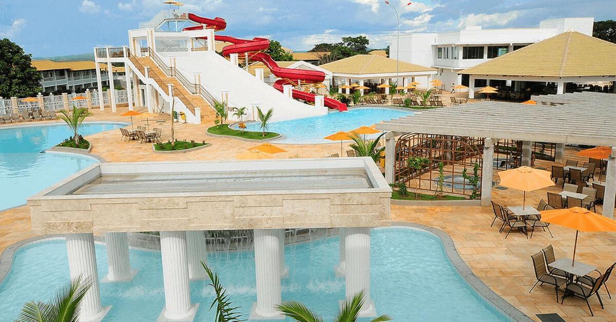 Cafe Ou Cafe E Almoco Lacqua Parque Aquatico 24 Horas Caldas Novas Buitenkant foto
